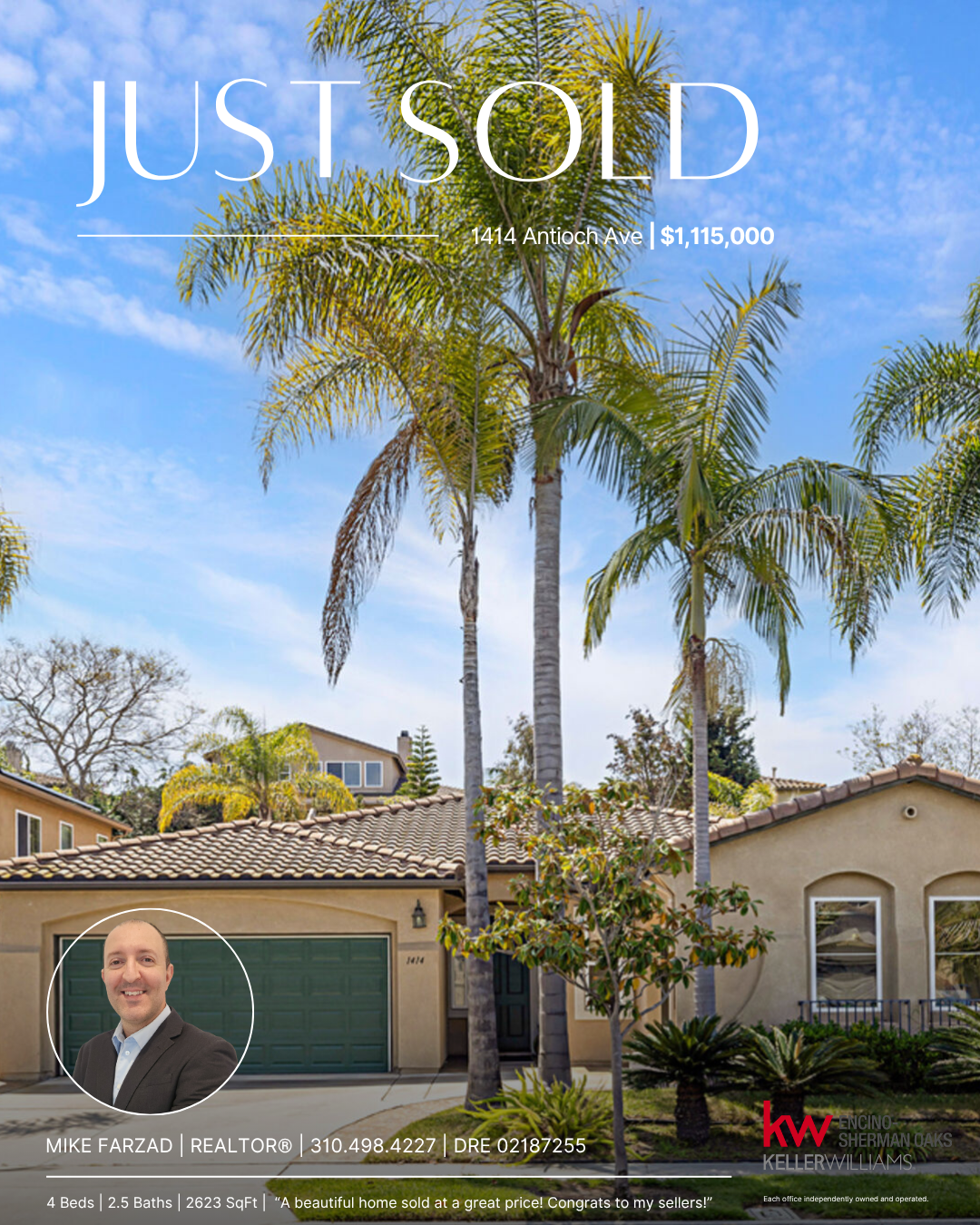 SOLD! 1414 Antioch Ave, Chula Vista Southern California real estate listing